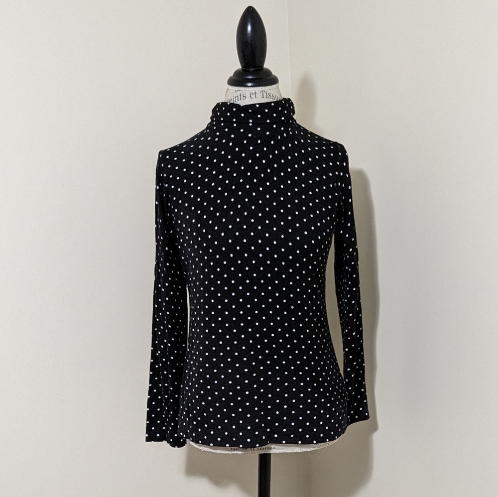 Context exclusively at Lord and Taylor, black with white polka dots